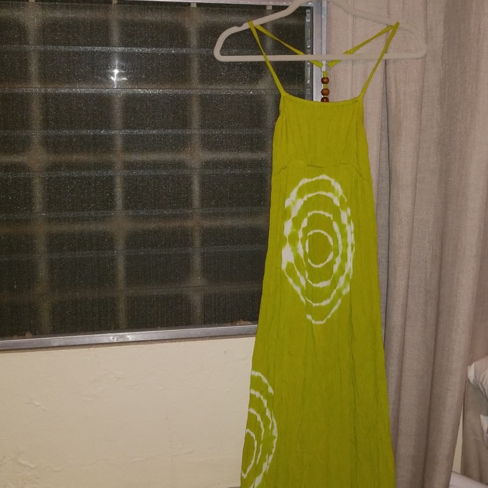 Long Green Dress